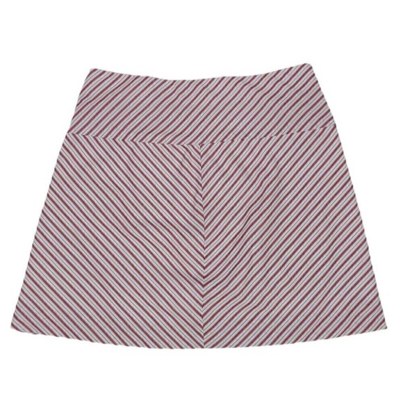 NWT ZARA Stripes pleated bow wrap preppy mini skirt - Picture 3 of 14